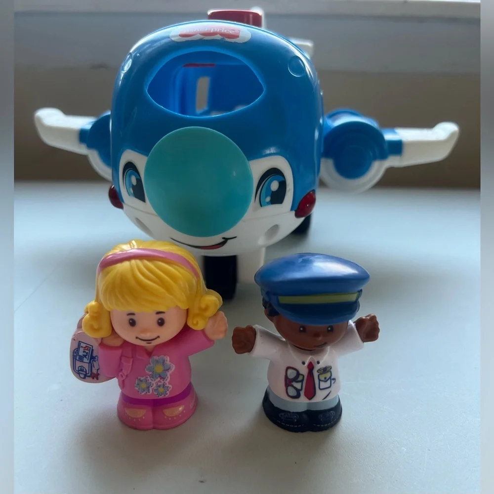 Fisher-Price Little People Musical Toddler Toy Travel Together Airplane
